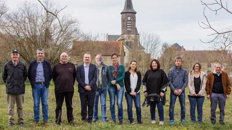 L'équipe du conseil municipal de Blot-l'Église